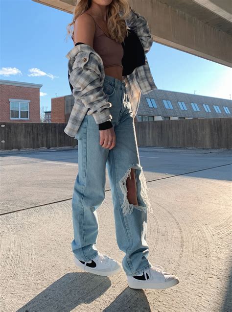 jeans with nike blazers